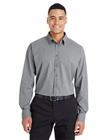 Devon & Jones CrownLux Performance™ Men's Tonal Mini Check Shirt Devon & Jones