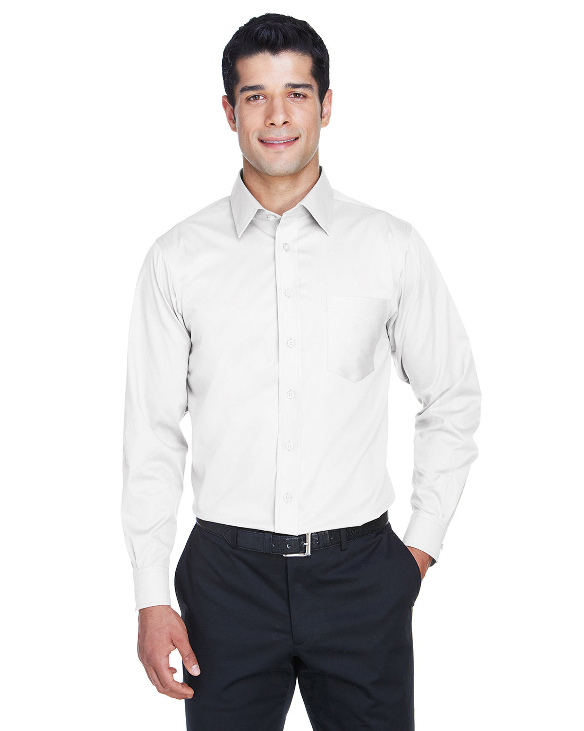 Devon & Jones Men's Crown Woven Collection™ Solid Stretch Twill Devon & Jones