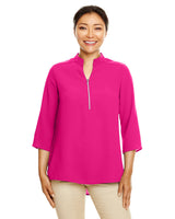 Devon & Jones Ladies' Perfect Fit™ 3/4-Sleeve Crepe Tunic Devon & Jones