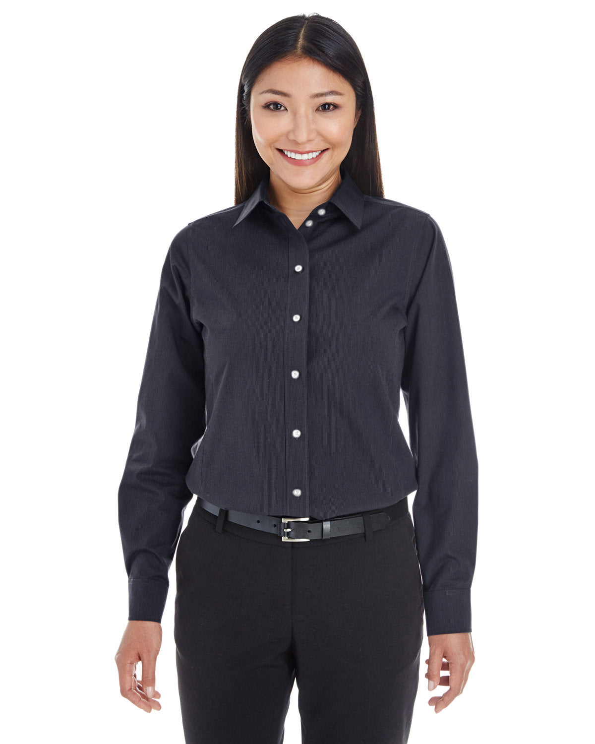 Devon & Jones Ladies' Crown Woven Collection™ Striped Shirt Devon & Jones