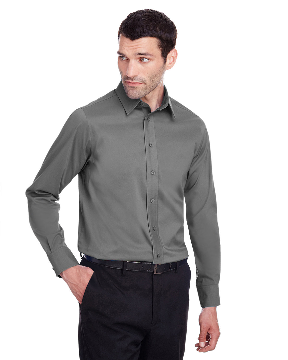 Devon & Jones Men's Crown Collection™ Stretch Broadcloth Slim Fit Shirt Devon & Jones