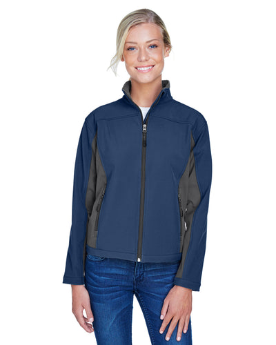 Devon & Jones Ladies' Soft Shell Colorblock Jacket