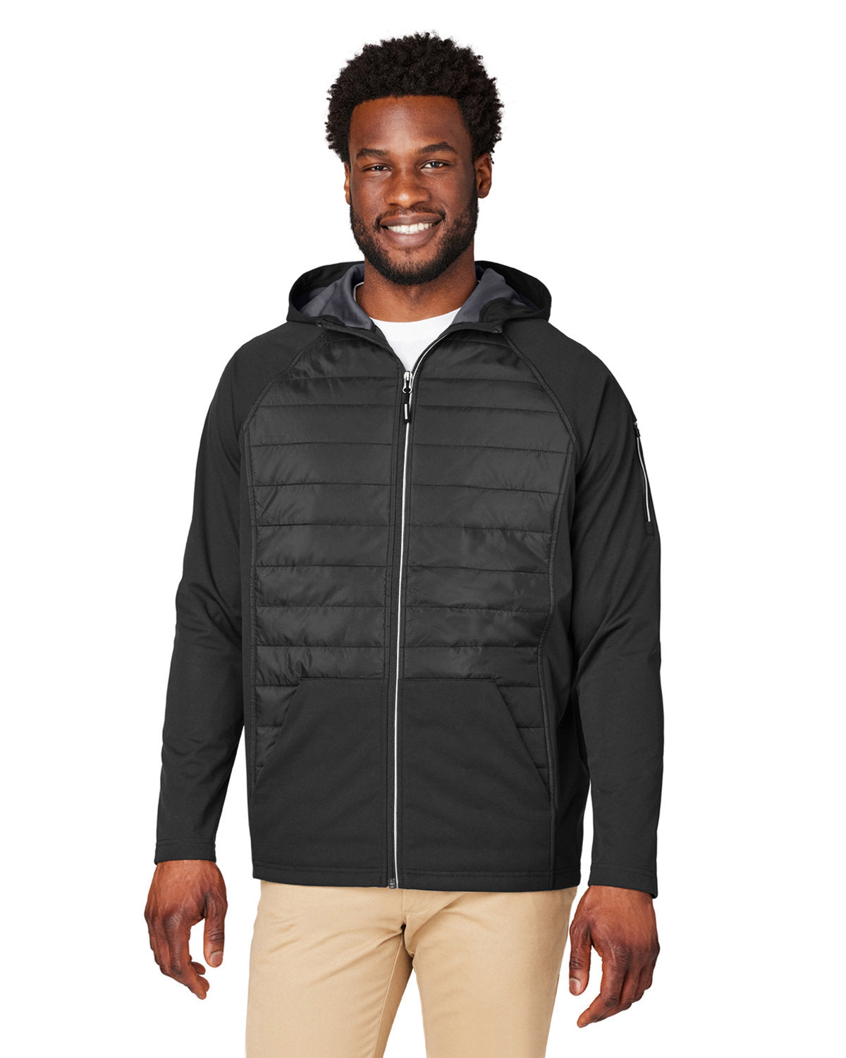 CORE365 Unisex Techno Lite Hybrid Hooded Jacket CORE365