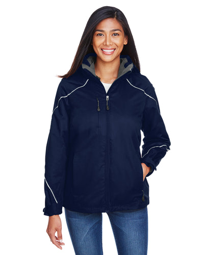 North End Ladies' Angle 3-in-1 Jacket with Bonded Fleece Liner