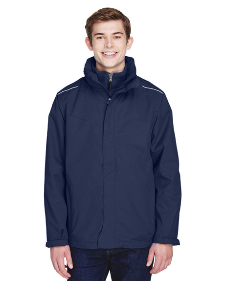 CORE365 Men's Tall Region 3-in-1 Jacket with Fleece Liner CORE365
