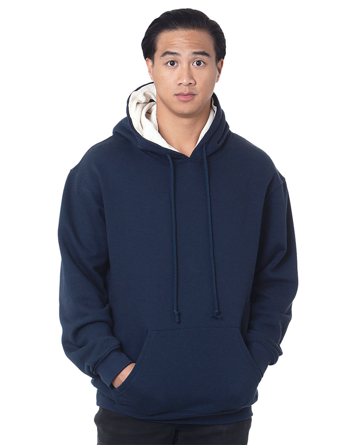 Bayside Adult Super Heavy Thermal-Lined Hooded Sweatshirt Bayside