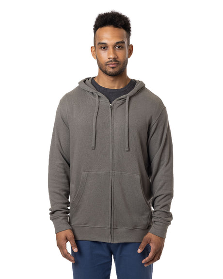 econscious Unisex Hemp Hero Full-Zip Hooded Sweatshirt econscious
