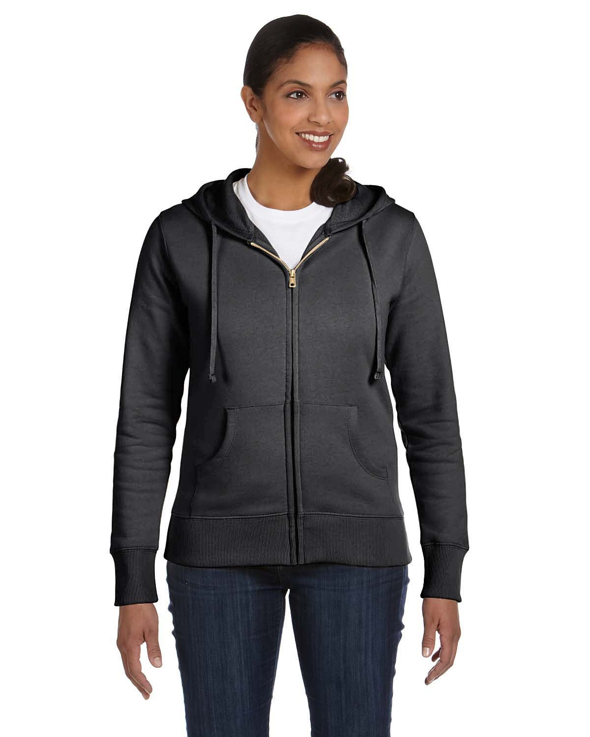 econscious Ladies' Heritage Full-Zip Hooded Sweatshirt econscious