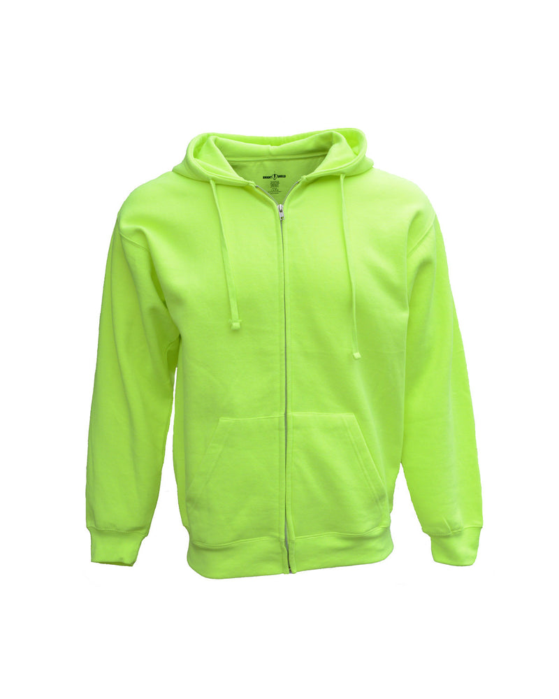Bright Shield Adult Full-Zip Fleece Hood