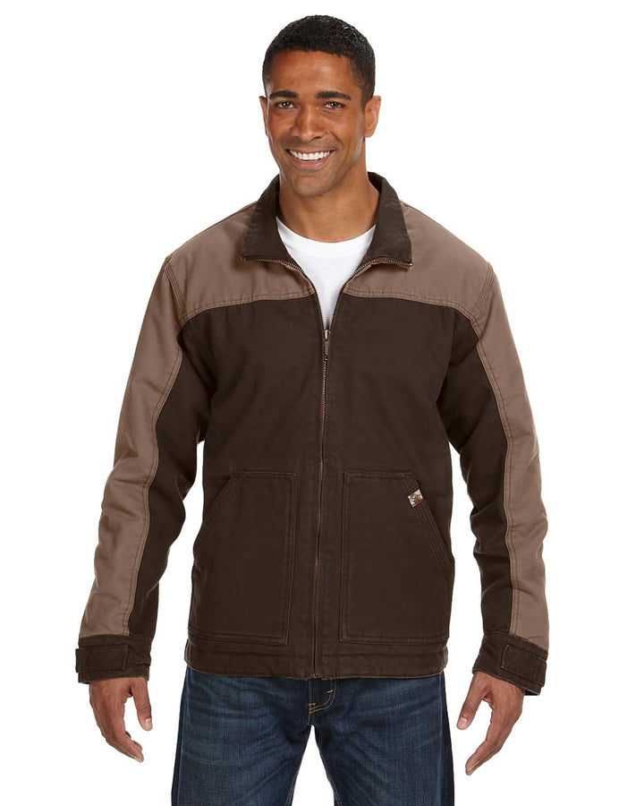 Dri Duck Men's 100% Cotton 12oz Canvas/3oz Polyfill Insulation Tall Horizon Jacket DRI DUCK