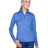 UltraClub Ladies' Cool & Dry Heathered Performance Quarter-Zip UltraClub