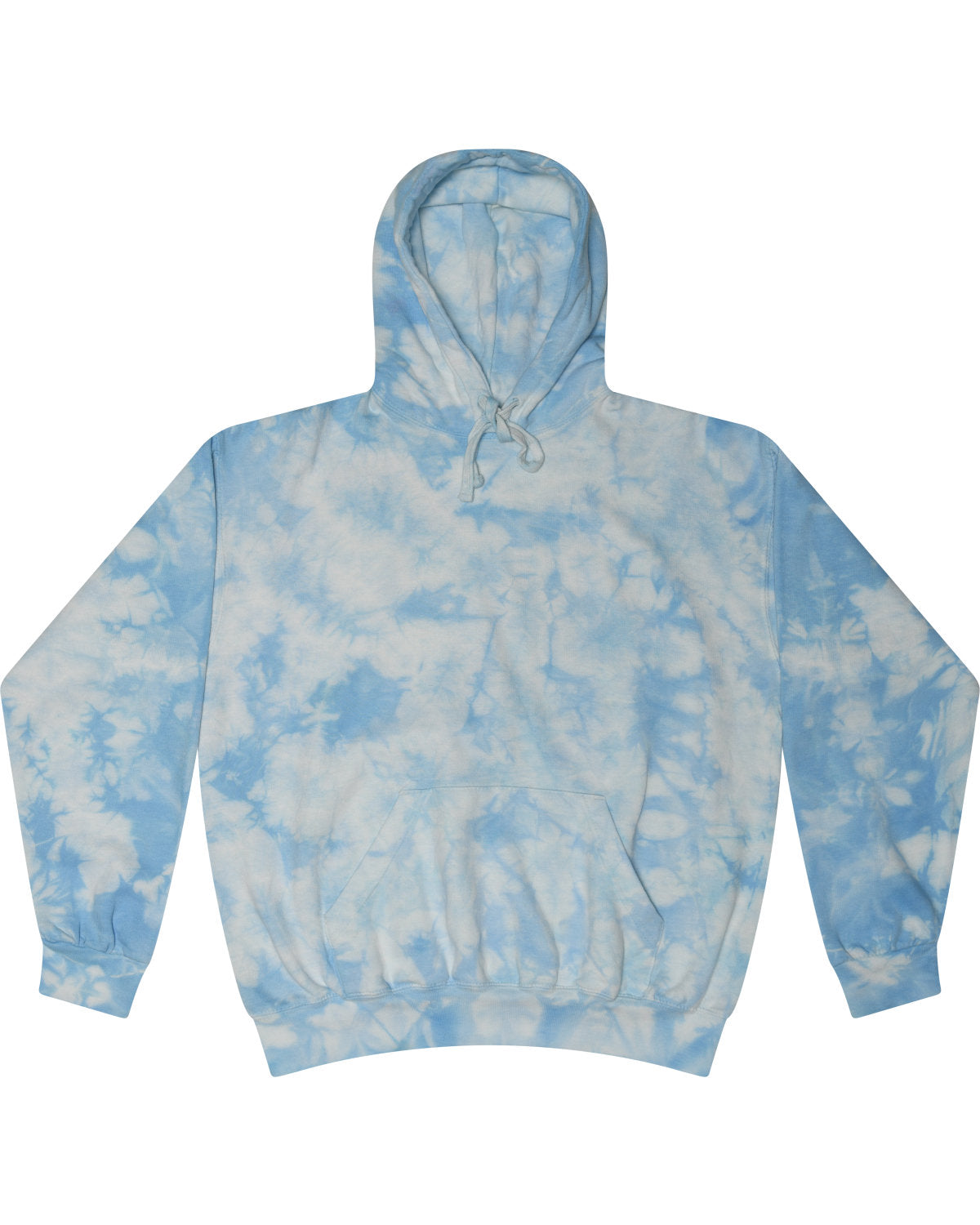 Tie-Dye Youth Unisex Crystal Wash Pullover Hooded Sweatshirt Tie-Dye