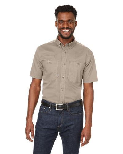 Dri Duck Men's Craftsman Ripstop Short-Sleeve Woven Shirt
