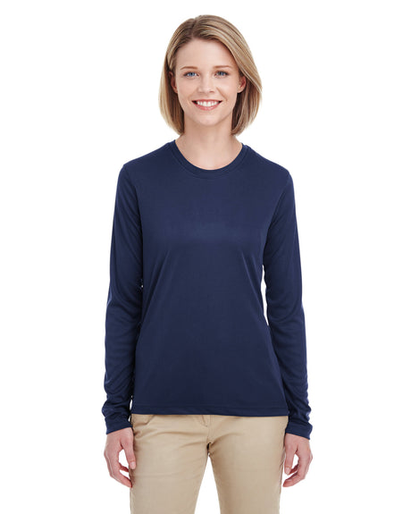 UltraClub Ladies' Cool & Dry Performance Long-Sleeve Top UltraClub
