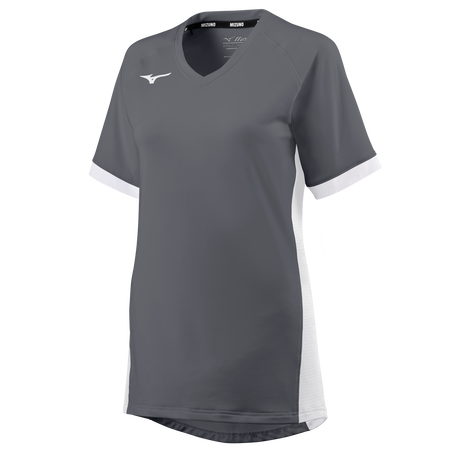 Mizuno Girl's Spike Short Sleeve Volleyball Jersey-1