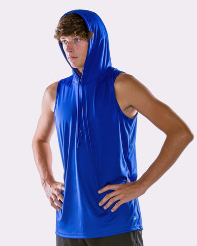 Men's Badger B-Core Sleeveless Hooded T-Shirt