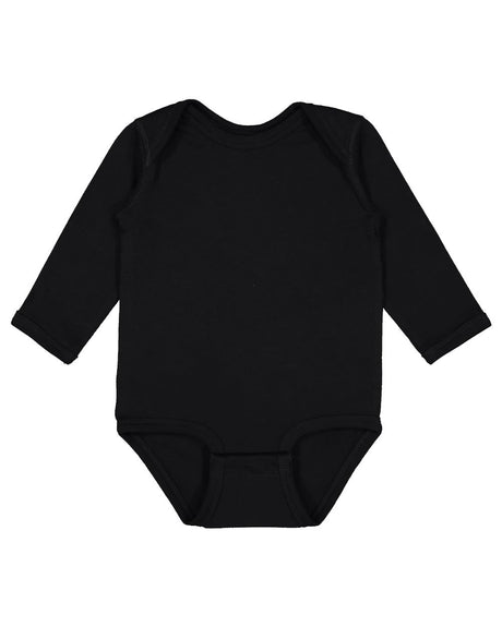 Rabbit Skins Infant Fine Jersey Long Sleeve Bodysuit Rabbit Skins