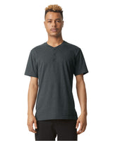 American Apparel Men's CVC Henley T-Shirt American Apparel