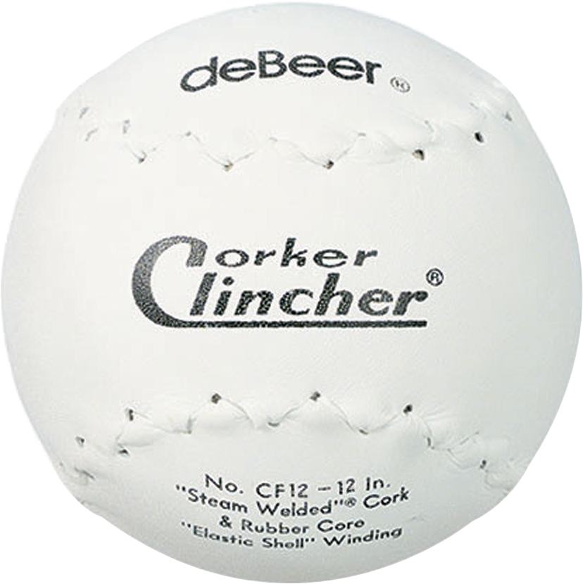 Rawlings deBeer 12" White Trutech Official Clincher Baseball - Dozen Rawlings