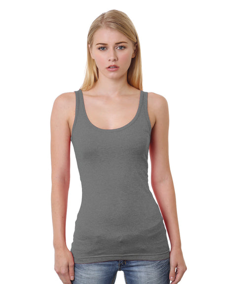 Bayside Junior's 4.2 oz., Fine Jersey Tank Top Bayside