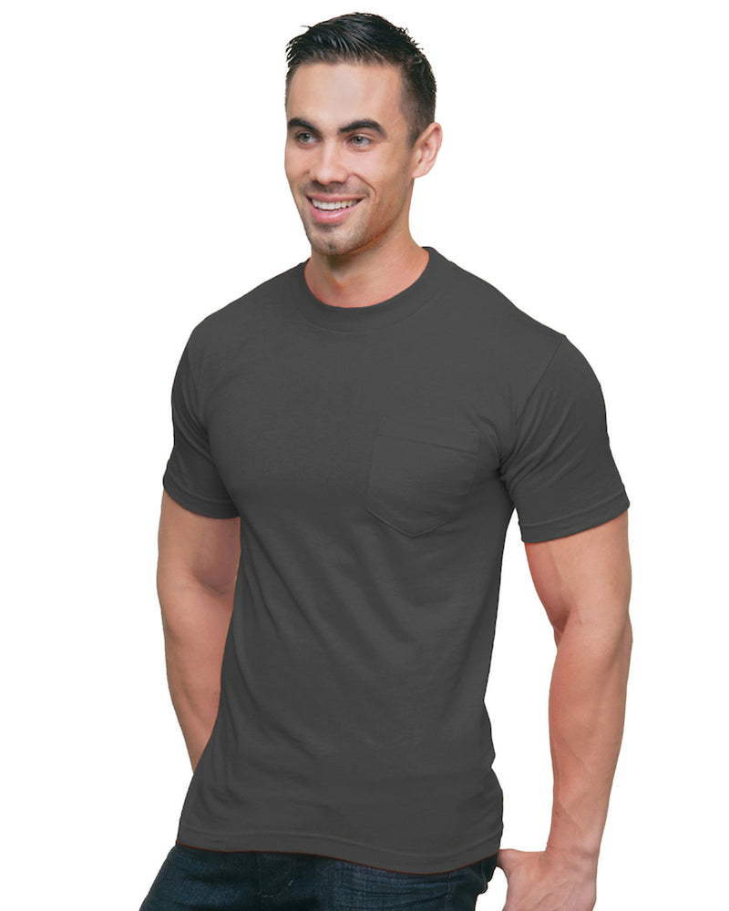 Bayside Unisex Union-Made 6.1 oz.Cotton Pocket T-Shirt