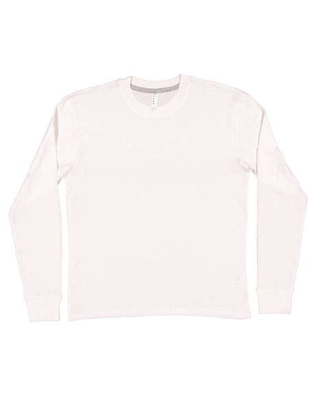 LAT Women's Baby Rib Pajama Long Sleeve Top LAT