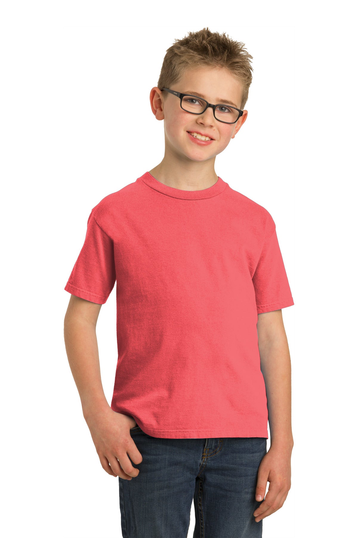 Port & Company Youth Beach Wash Garment-Dyed Tee