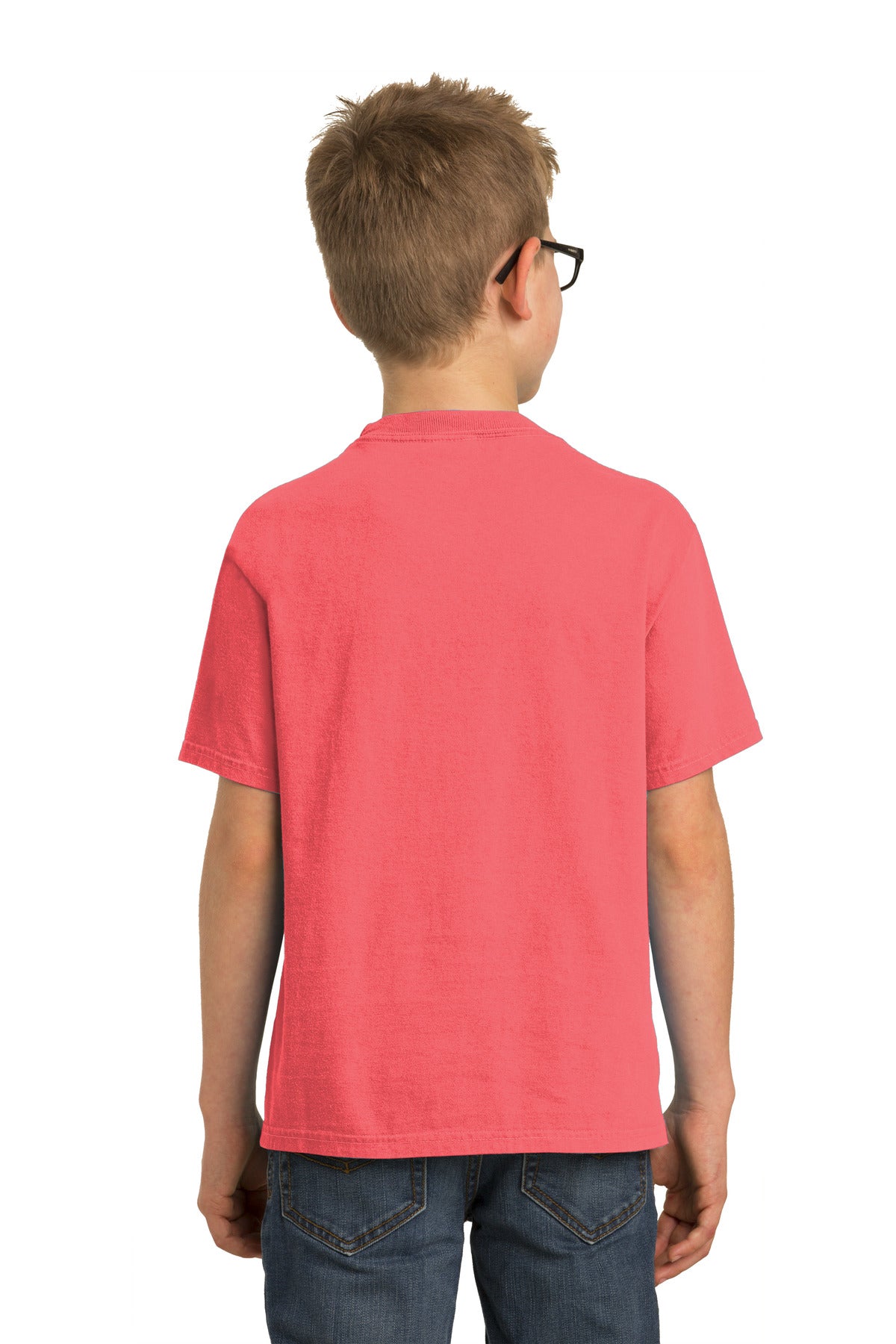 Port & Company Youth Beach Wash Garment-Dyed Tee