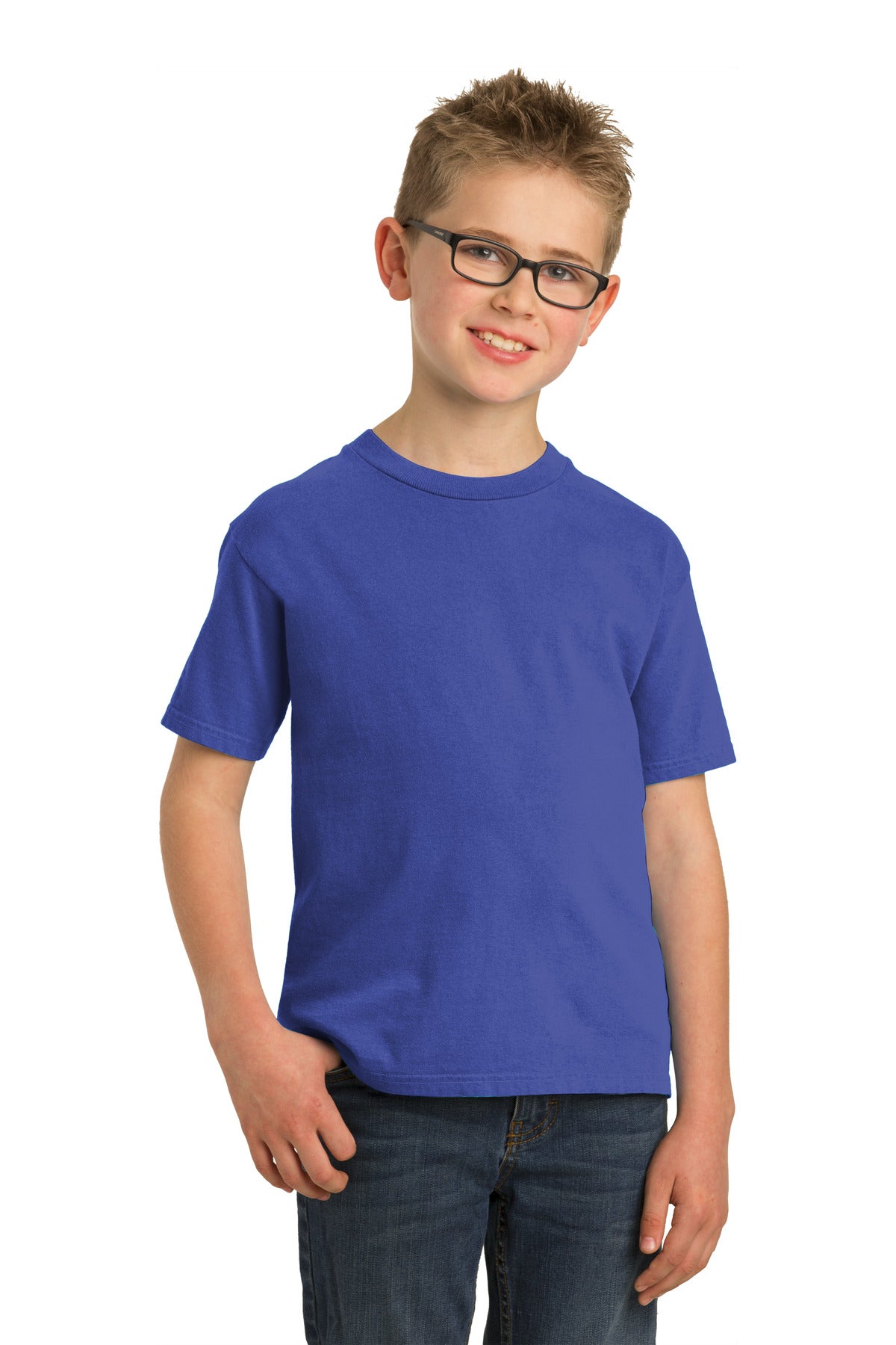 Port & Company Youth Beach Wash Garment-Dyed Tee