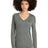 District Women's   Perfect Tri   Long Sleeve V-Neck Tee DT135