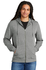 District Men's   Perfect Tri   Fleece Full-Zip Hoodie DT1302