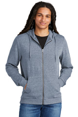 District Men's   Perfect Tri   Fleece Full-Zip Hoodie DT1302