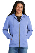 District Men's   Perfect Tri   Fleece Full-Zip Hoodie DT1302