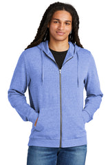 District Men's   Perfect Tri   Fleece Full-Zip Hoodie DT1302