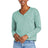 District Women's   Perfect Tri   Fleece V-Neck Sweatshirt DT1312