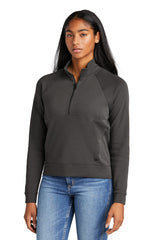 New Era Women's STS 1/2-Zip Pullover. LNEA541 New Era