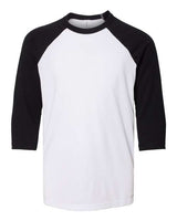 BELLA + CANVAS Youth Three-Quarter Sleeve Baseball Tee