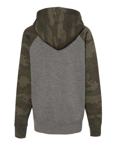 Independent Trading Co. Youth Special Blend Raglan Hooded Sweatshirt Independent Trading Co.