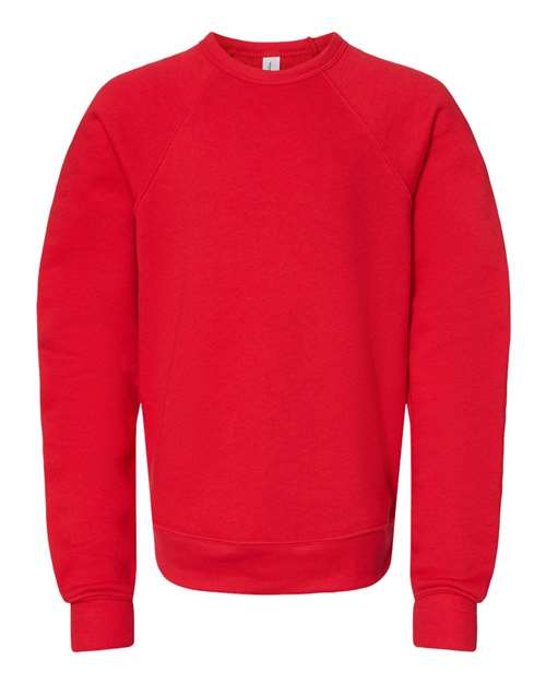 BELLA + CANVAS Youth Sponge Fleece Crewneck Sweatshirt