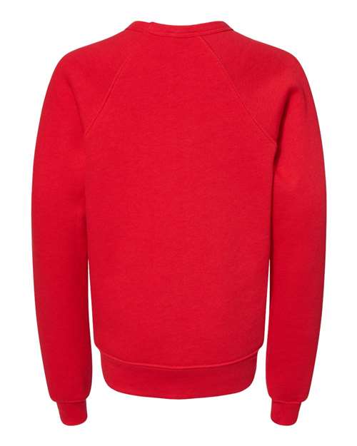 BELLA + CANVAS Youth Sponge Fleece Crewneck Sweatshirt