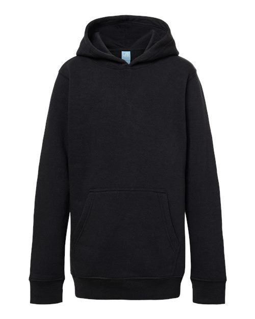 J. America Youth Triblend Fleece Hooded Sweatshirt