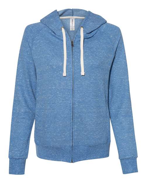Jerzees Women's Snow Heather French Terry Full-Zip Hooded Sweatshirt JERZEES