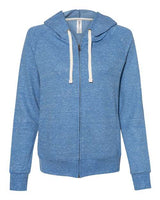 Jerzees Women's Snow Heather French Terry Full-Zip Hooded Sweatshirt JERZEES