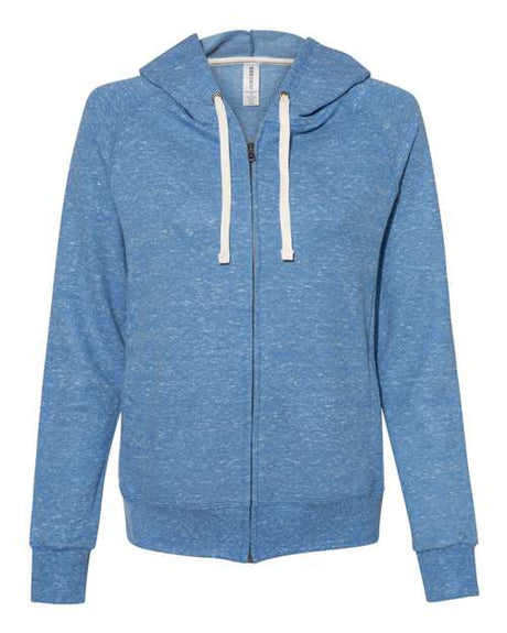 Jerzees Women's Snow Heather French Terry Full-Zip Hooded Sweatshirt JERZEES