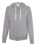 Jerzees Women's Snow Heather French Terry Full-Zip Hooded Sweatshirt JERZEES
