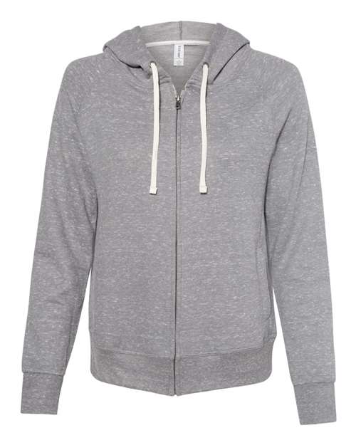 Jerzees Women's Snow Heather French Terry Full-Zip Hooded Sweatshirt JERZEES