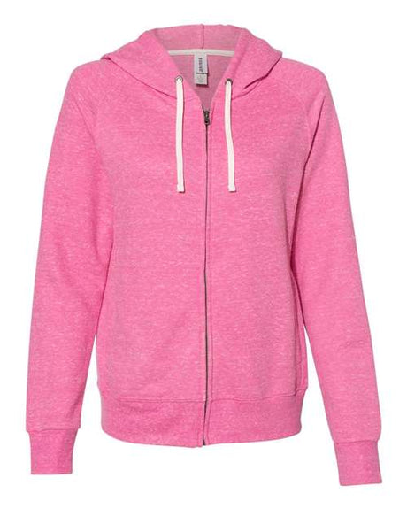 Jerzees Women's Snow Heather French Terry Full-Zip Hooded Sweatshirt JERZEES