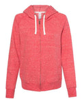 Jerzees Women's Snow Heather French Terry Full-Zip Hooded Sweatshirt JERZEES