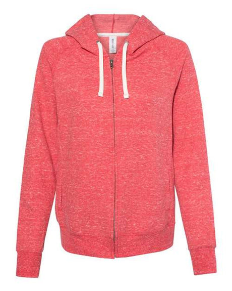 Jerzees Women's Snow Heather French Terry Full-Zip Hooded Sweatshirt JERZEES
