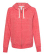 Jerzees Women's Snow Heather French Terry Full-Zip Hooded Sweatshirt JERZEES